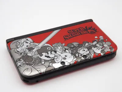Produktbild von Nintendo 3DS XL Handheld-Spielkonsole - Zustand: Akzeptabel Rot / Schwarz