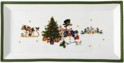 Obrázok produktu pre Hutschenreuther Happy Wintertime H. Wintertime Green Štvorcový tanier 36 cm Porcelán 02488-727472-12936