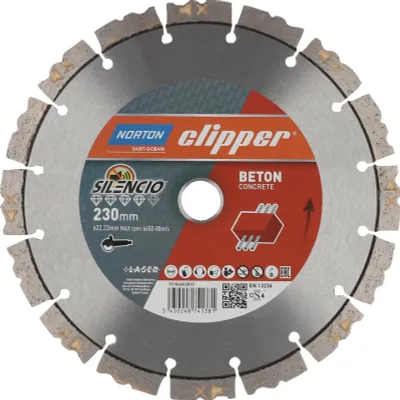 Zdjęcie produktu dla Clipper Dia. disc Pro Beton Silencio 230mm