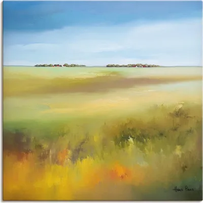 Produktbild von ARTland Leinwandbild Landschaft I Größe: 70x70 cm