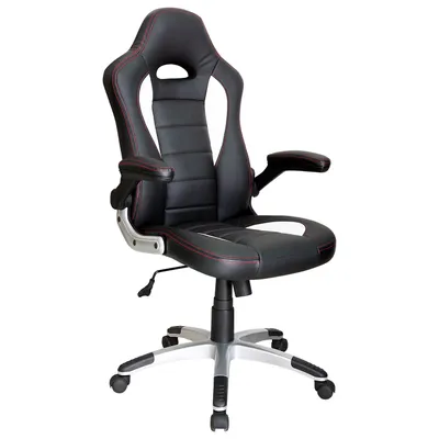 Zdjęcie produktu dla Fotel biurowy RACER czarny/biały