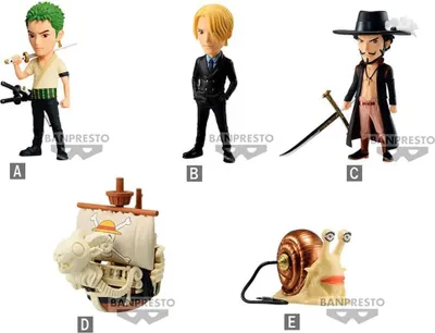 Obrázek produktu pro Banpresto One Piece Netflix sběratelská figurka Vol2 7 Cm Golden Golden One Size
