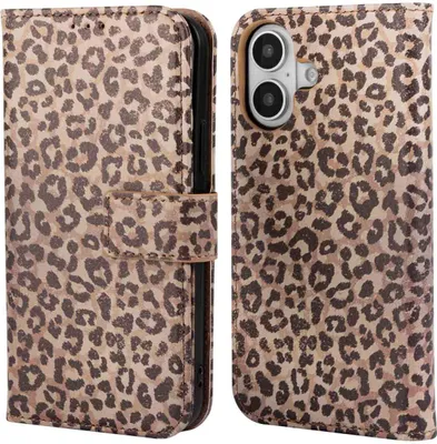 Zdjęcie produktu dla imoshion Design Bookcase dla Apple iPhone 16 - Leopard Mood