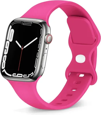 Produktbild von Strap-it Apple Watch Armband Silikon (Pink)