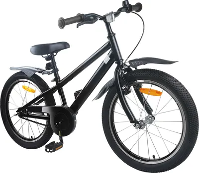 Immagine prodotto di Bicicletta per bambini vidaXL 18 pollici per bambini dai 5 ai 7 anni, nera