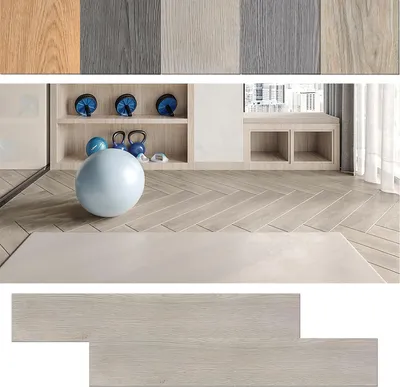 Produktbild von ACXIN PVC Bodenbelag Selbstklebend, Vinylboden Holz-Optik, 91,44 x 15,24 x 0,2 cm, 2,5m² 18 Stück, Laminat Klebefliesen Boden Laminatboden(Beigegrau)