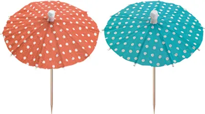 Produktbild von Papstar Deko Picker Eisschirmchen farbig sortiert Höhe 10cm 10 Stück