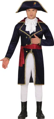 Obrázok produktu pre Marquise Costume Elaborate Historical Carnival Majestic Elegance Sombrero Antique Solemn Outfit Noble Cape, Veľkosť: 48 - 50 (M) Farba: čierna