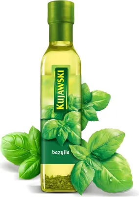 Obrázok produktu pre Kujawský repkový olej s bazalkou, 0,25 l