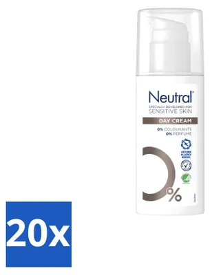 Produktbild von 20 x Neutral Tagescreme – parfumfrei – für sensible Haut – 50 ml - Vorteilspackung - 20 Stücke