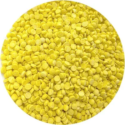 Produktbild von Zuckerdekor Gelbes Konfetti 80g