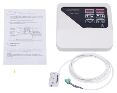 Produktbild von Sauna Controller, 220V, 3-9KW Leistungsbereich, 40-105℃ Temperaturbereich, 60W Lichtsteuerung, Duale Betriebsmodi