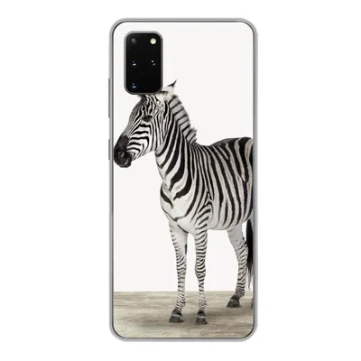 Produktbild von MuchoWow® Handyhülle Schutzhülle Hülle für Samsung Galaxy S20 Plus Zebra - Mädchen - Tiere - Kinder - Jungen Silikon Softcase Handy Hülle - Hartschale