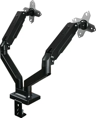 Produktbild von CMYbabee Monitor Halterung 2 Monitore für 17 bis 32 Zoll Bildschirme, Bildschirmhalterung 2 Monitore, Monitorhalterung 2 Monitore - 360° Drehbar/2 Montageoptionen/VESA 75/100