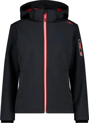 Produktbild von Woman Jacket Zip Hood antracite-corallo (09US) 46
