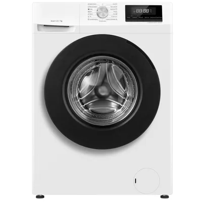 Produktbild von Geratek Waschmaschine kompakt mit Dampf 7Kg 15 Programme 1400 U/min Tiefe nur 46,5cm