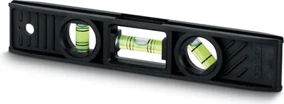 Obrázek produktu pro Stanley 0-42-294, 0,2 m, Černá, 2 mm/m, ABS umělá hmota, 297,2 mm, 71,1 mm