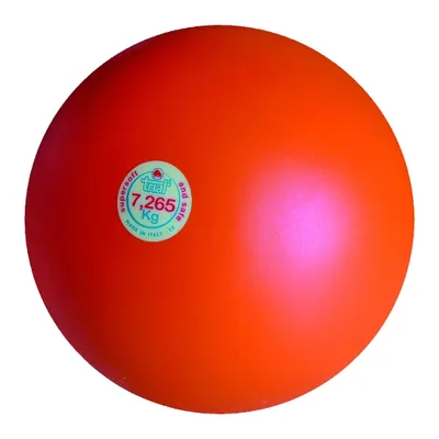 Image de Boule d'entraînement pour trial, 7,265 kg, orange