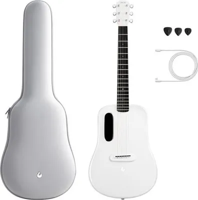 Immagine prodotto di Lava Music Me 3 Chitarra 36 pollici con borsa spaziale Bianco