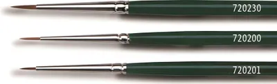 Produktbild von KREUL Universalpinsel Rotmarder imit. rund Gr. 000
