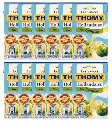 Immagine prodotto di Thomy Les Sauces Hollandaise per verdure a ridotto contenuto di grassi 250ml confezione da 12