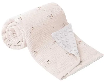 Produktbild von Weiche Babydecke aus Baumwolle für Neugeborene und Kleinkinder