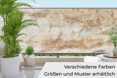 Obrázek produktu pro MuchoWow® Balkonová zástěna pro ochranu soukromí - rohož pro ochranu soukromí Balkonový banner - kryt terasy - větrná clona na balkon - neprůhledná ochrana proti povětrnostním vlivům