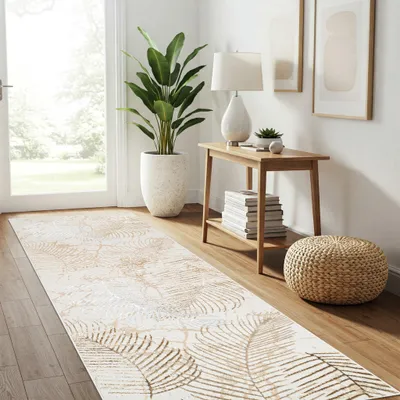 Produktbild von Teppichläufer Flur Teppich Kurzflor Modern Brücke Wohnzimmer Schlafzimmer Design 70 x 300 cm