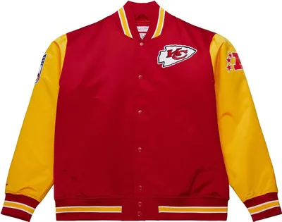 Produktbild von M&N Heavyweight Satin Jacke NFL Kansas City Chiefs - XL
