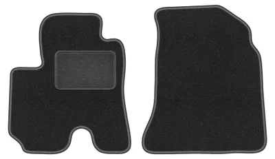 Productafbeelding van Velours voormatten voor Toyota RAV4 II FL 2003-2005 – 2-delig, grafiet, op maat – Wielganizator LUX