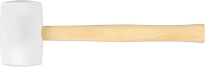Produktbild von Hammer Strend Pro HM221 900 g, Gummihammer, WhiteHead, Holzgriff, Stiellänge 355mm