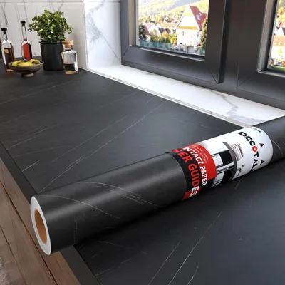 Imagen del producto de Película adhesiva para muebles con diseño de mármol, 60 x 300 cm