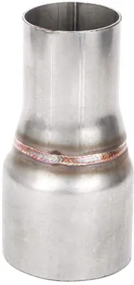 Immagine prodotto di Tubo di collegamento per riduttore di scarico da 63 mm (2,5 pollici) a 45 mm (1,75 pollici) - Adattatore di scarico - Raccordo a gomito standard con foro.