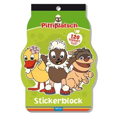 Produktbild von Stickerblock mit Pittiplatsch