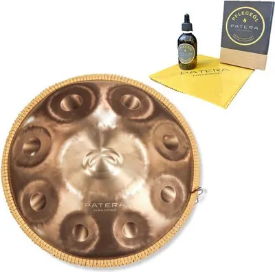 Produktbild von Patera Handpan HPDM-12 Compact Edelstahl D-Kurd mit Pflegeöl