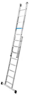 Produktbild von Iller Stufen Schiebeleiter ERGO Plus mit standfester Quertraverse 2x8 Stufen
