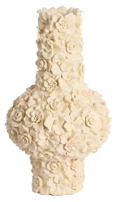 Produktbild von Light & Living - Vase Gyula - Creme - 27.5x27.5x46.5cm