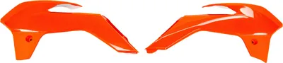 Obrázok produktu pre Kryt chladiča UFO PLAST, 2-dielny, kryt chladiča pre KTM SX 85 cm³, modelové roky 2013 – 2017, farba: neónovo oranžová