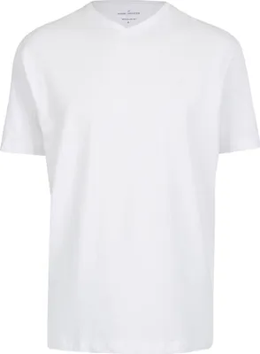 Produktbild von Bundle - Daniel Hechter - Regular Fit -  Doppelpack Herren Kurzarm T-Shirt V-Neck/ V-Auschnitt in weiß oder schwarz, S-3XL (472 10284), Größe:XL, Farbe:Weiß (01)