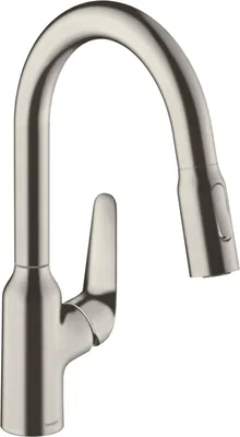 Immagine prodotto di hansgrohe Focus M42 mitigeur monocommande de cuisine M42 180, douchette coulissante, 2 jets, 71801800, 71801800