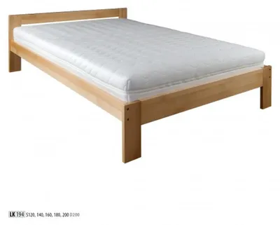 Zdjęcie produktu dla Sypialnia Łóżko drewniane Łóżko z prawdziwego drewna Łóżko hotelowe 180x200 styl Solidne meble