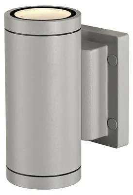 Wandaufbauleuchte Outdoor, GU10, IP55, 35 W, Grau