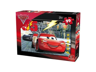 Image de Disney Cars Puzzle 99 pièces - Lightning McQueen