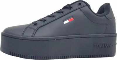 Produktbild von Tommy Hilfiger  Damenschuhe Schnürschuhe Schwarz Freizeit, Schuhgröße:39 EU