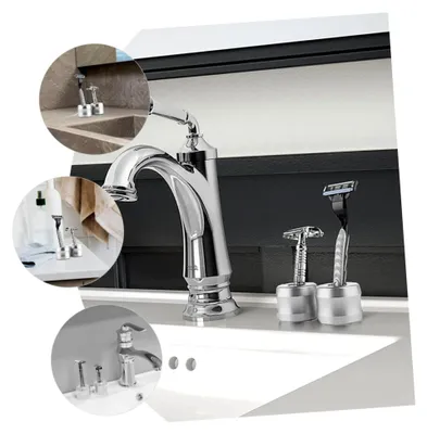 Produktbild von 2er Set Rasiererständer aus Aluminiumlegierung