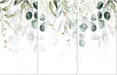Produktbild von LUMASOUL Gemälde auf 3 Leinwänden, Naturmotivgemälde auf Leinwand, Gemälde 90 x 60 cm