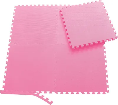 Produktbild von Sporttrend 24® 8 Schutzmatten ohne Randstücke Set in Pink 60x60x1cm | 2,88qm | Bodenschutzmatte Unterlegmatte für Fitnessgeräte