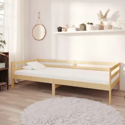 Image de Lit "Hödingen" en bois massif de pin. Dimensions (L/L/H) 204x98x57 cm