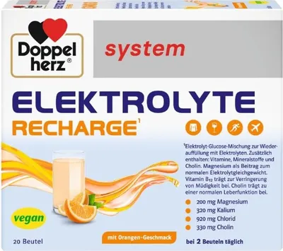 Produktbild von Doppelherz Elektrolyte Recharge system, 20 St. Granulat