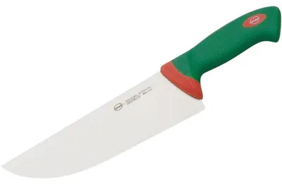 Image de Couteau à trancher Sanelli, manche ergonomique, longueur de lame 25,5 cm